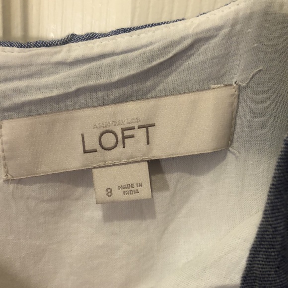 Loft blue and white striped dress - Picture 4 of 5